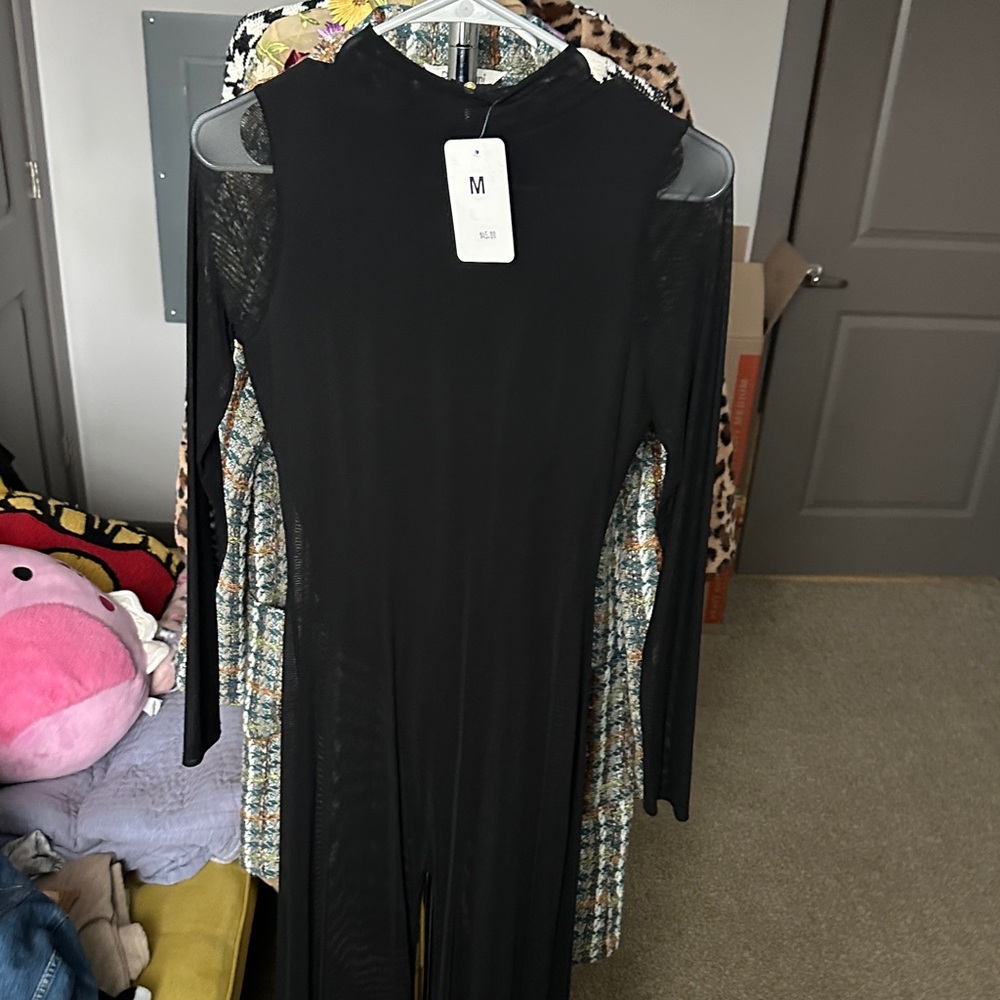 Elegant Black Women's Dress